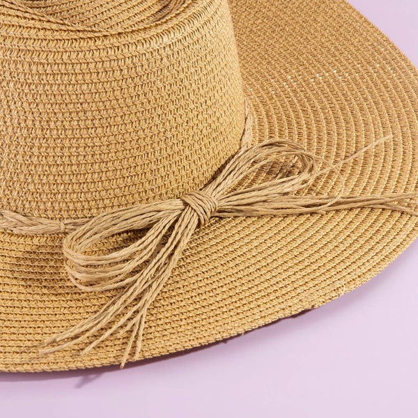 Beaded Cowrie Straw Hat KA