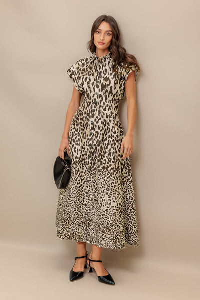 Luxe Leopard Midi