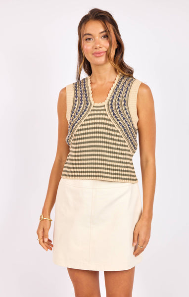 Mona Striped Sweater