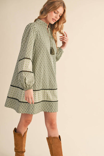 Round Top Mini Dress