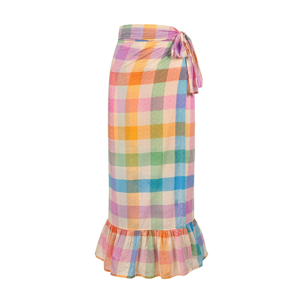 Sunshine Tienda Rainbow Plaid Vienna Sarong