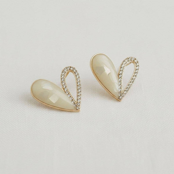 Heart Stud Earrings