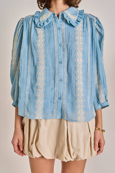 Annalise Chambray Top