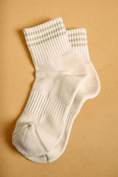 Brown Stripe Ankle Socks Arriving Wednesday