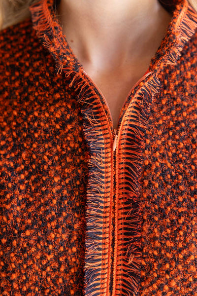 Aubie Tweed Top