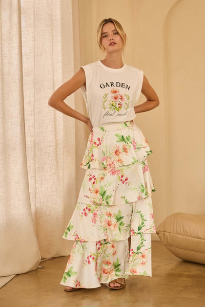 Fresh Picked Florals Skirt