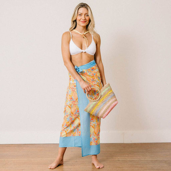 Sunshine Tienda Island Blooms Sarong