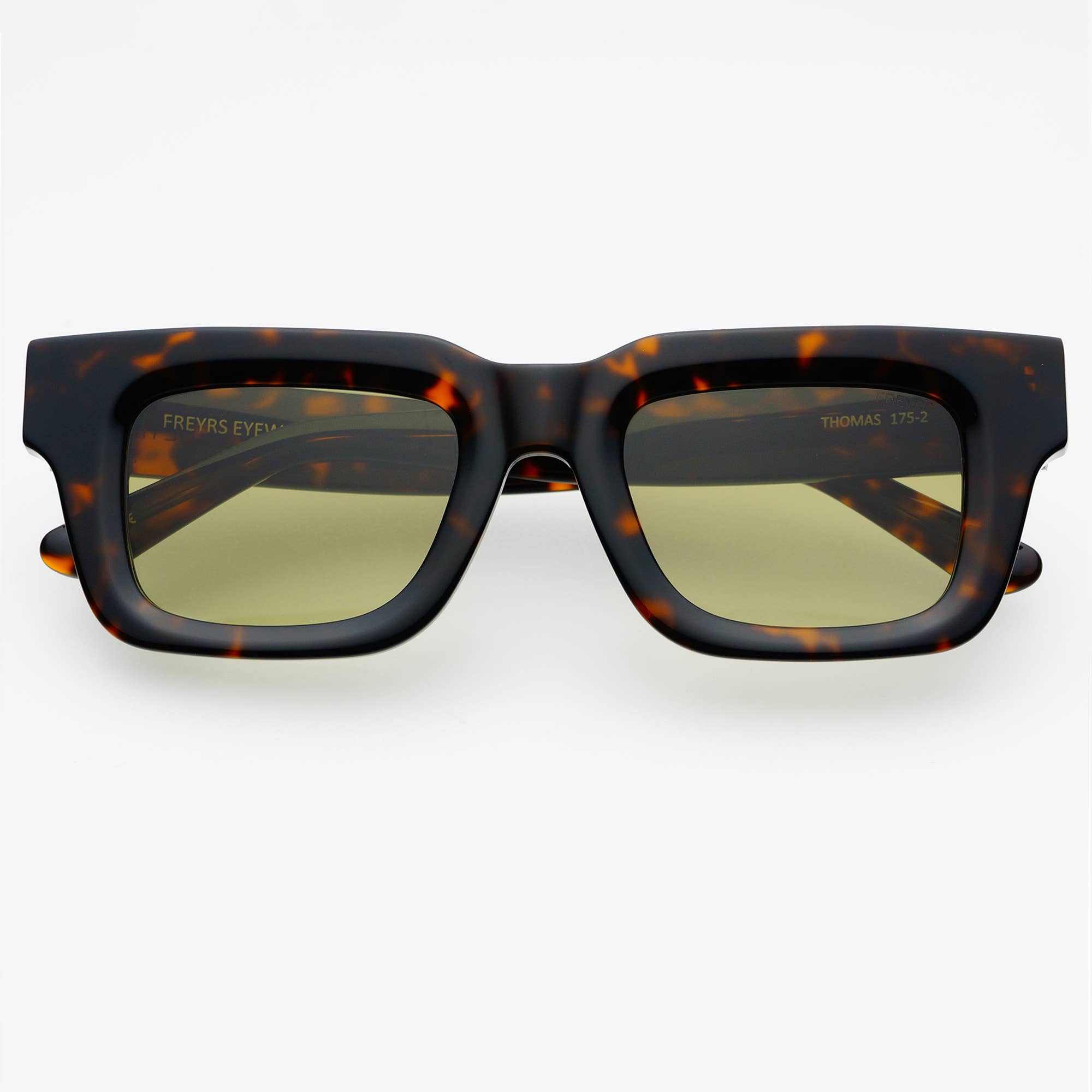 Thomas Sunglasses : Tortoise / Green