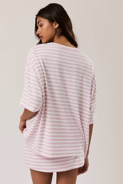 Pink Stripe Tee