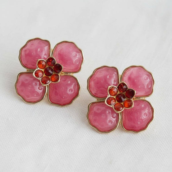 Vintage Rose Earrings