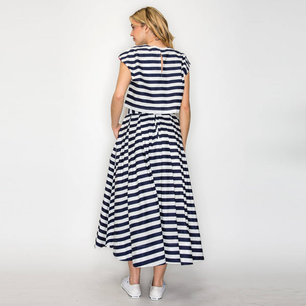 Marin Stripe Top & Skirt Set