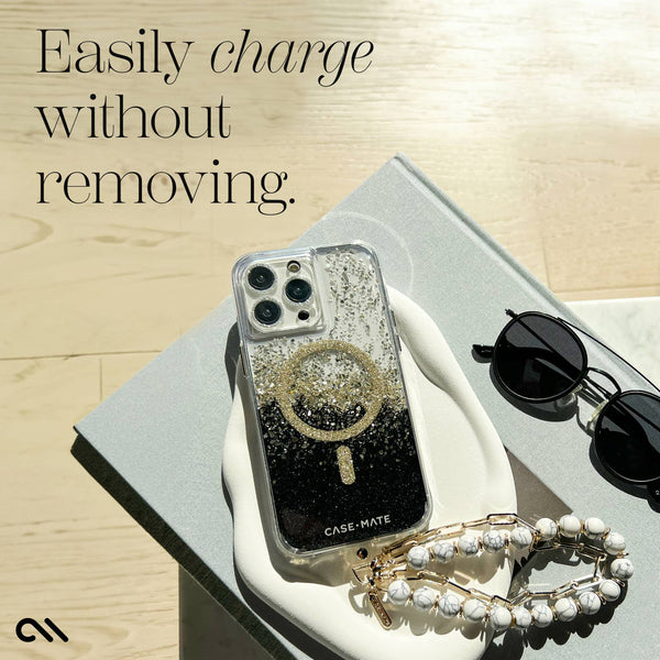 Case-Mate - Chunky Chain Phone Charm Wristlet : Gold