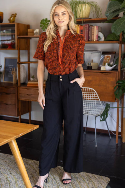 Aubie Tweed Top