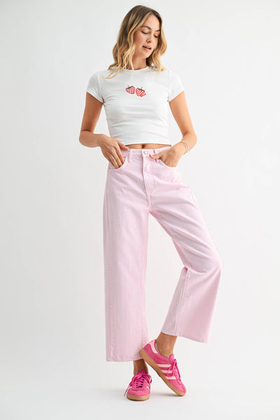 Pink Barrel Jean Twist