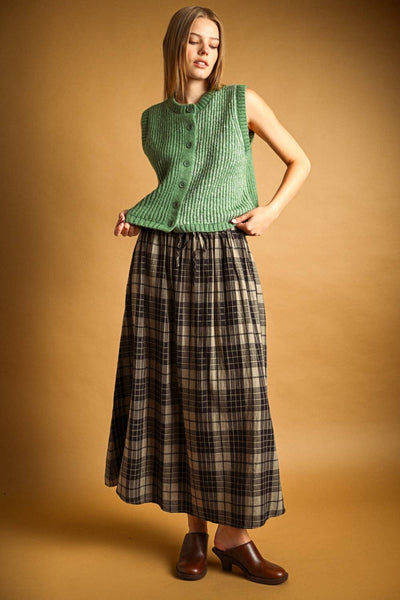 Anna Sweater Vest Green Arriving Wednesday