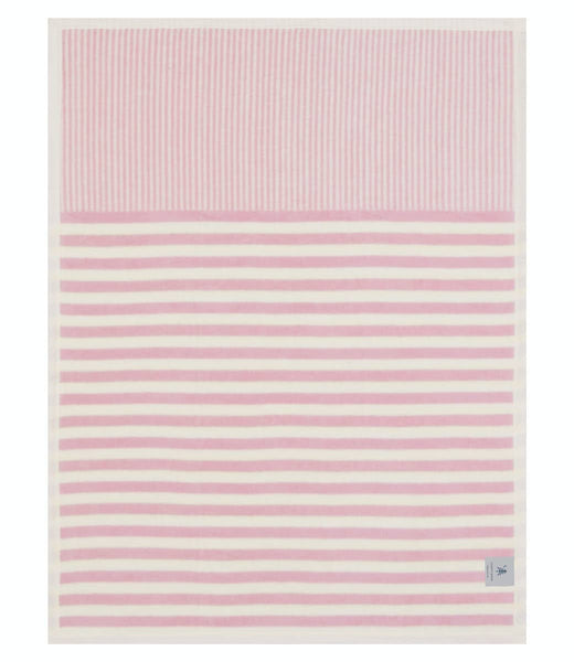ChappyWrap Sweet Pea Stripe Blush Mini Blanket