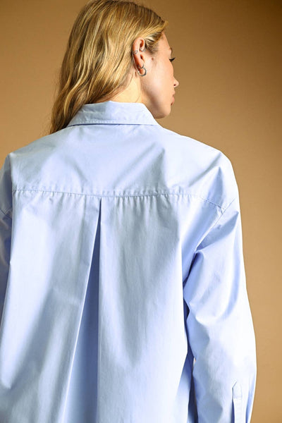 Draper Blue Button Down