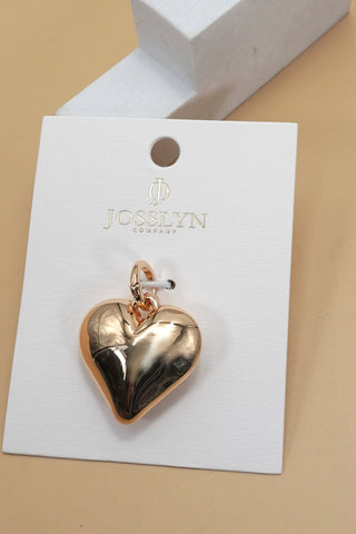 Bubble Heart Charm