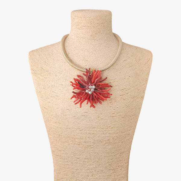 Wynn Coral Necklace Red