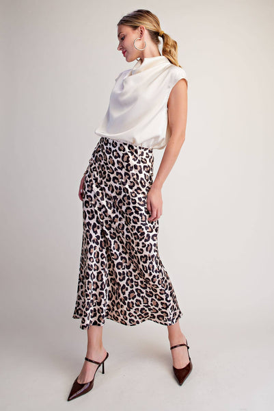 Glam Satin Champagne Top