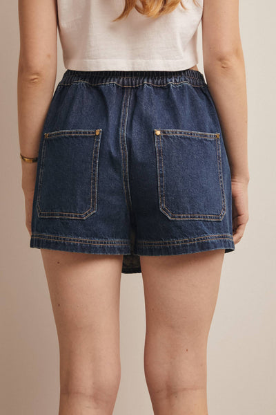 Braided Denim Skort