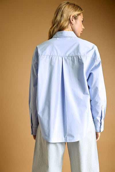 Draper Blue Button Down