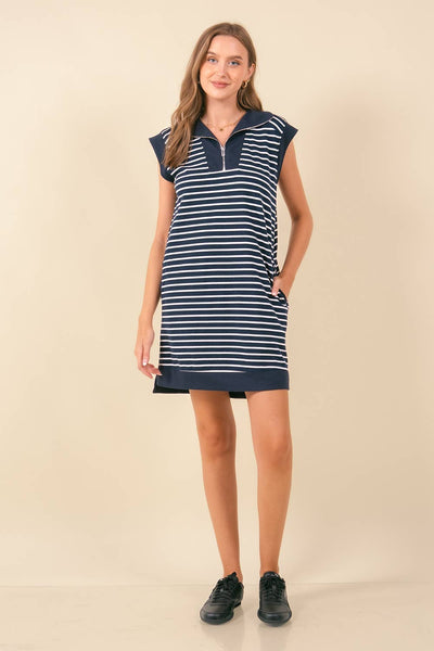 French Striped Dress