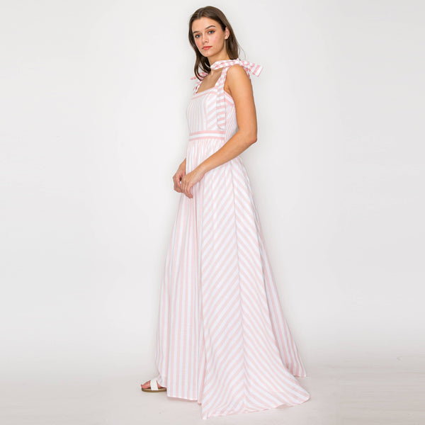 Dreamy Pink Stripe Dress