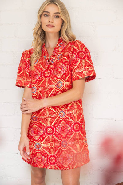 Zuri Jacquard Dress