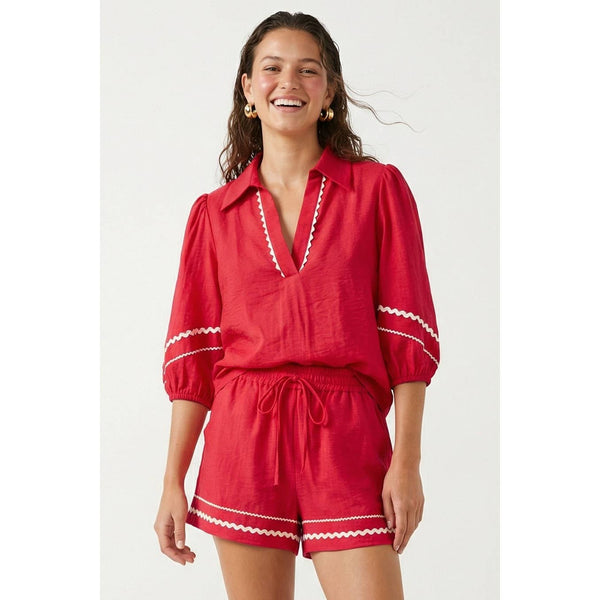 Maya Linen Blouse