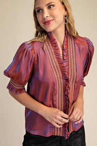 Miriam Blouse in Rust