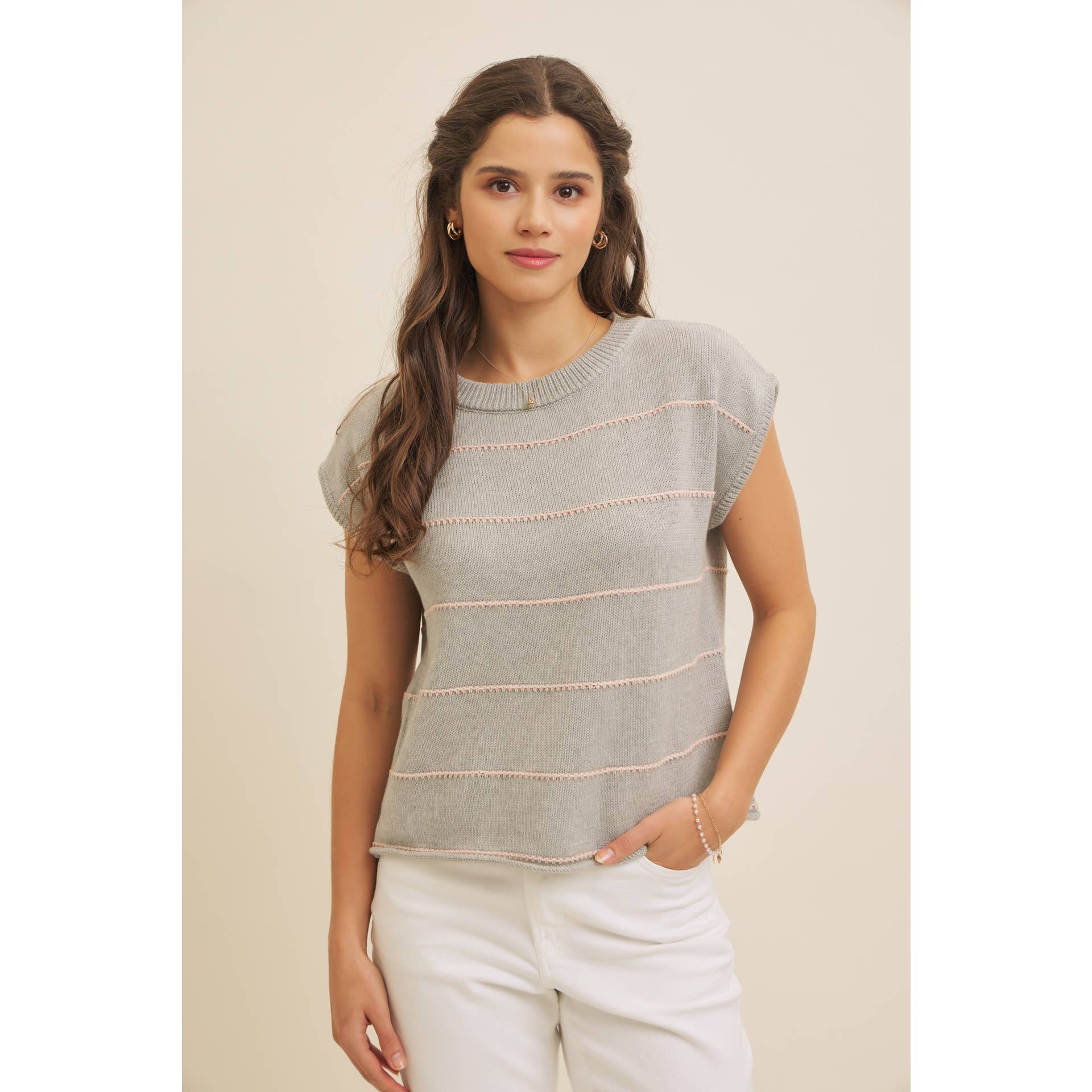Blushing Grey Sweater