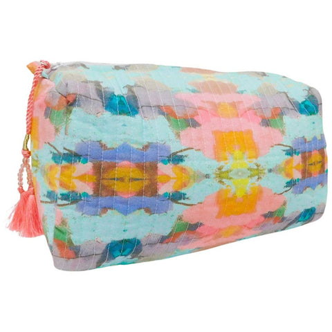 Laura Park Designs - Antigua Smile Large Cosmetic Bag: Large (10.5"x4.5"x5.7")