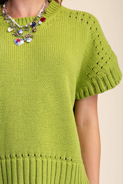 Olive  Crewneck Sweater