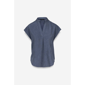Deep Blue Silky Top