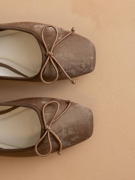 The London | Coffee Ballet Flat