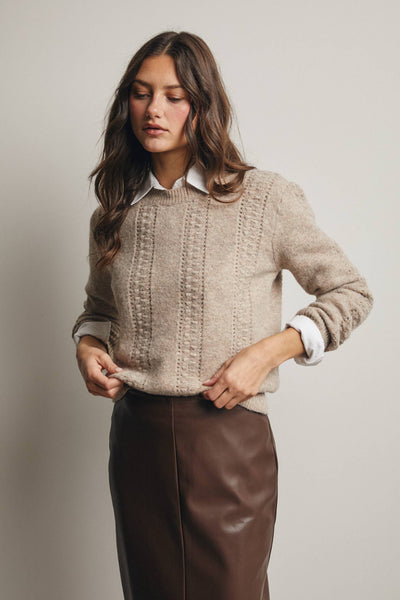 Emma Taupe Sweater