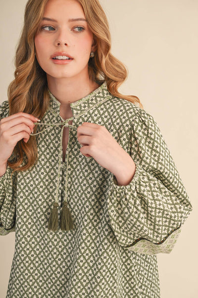 Round Top Mini Dress