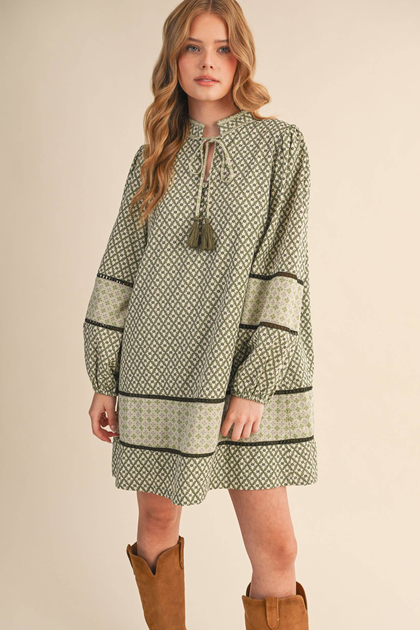 Round Top Mini Dress