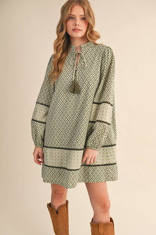 Round Top Mini Dress