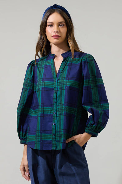 Harrisville Plaid Top