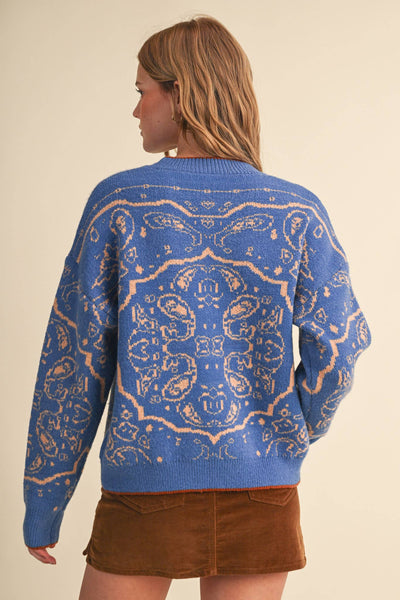 Leelee Paisley Sweater