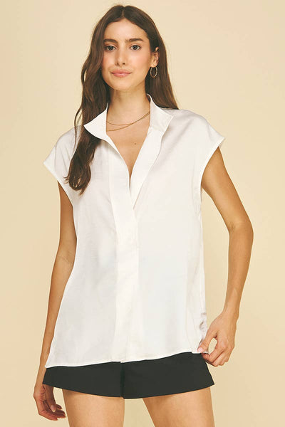 White Kappa Top