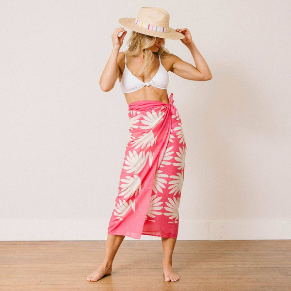 Sunshine Tienda Pink Lemonade Tile Sarong