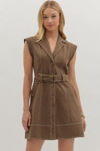 Brown Mini Dress