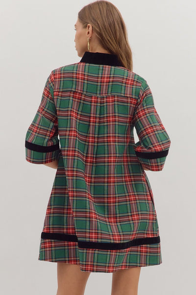 Tartan Mini Dress