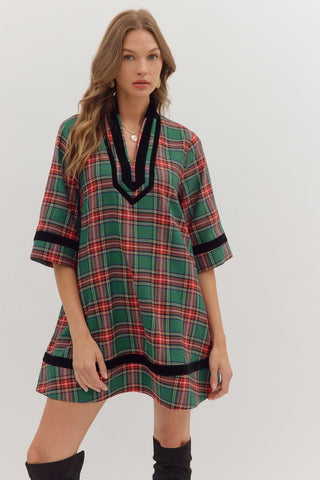 Tartan Mini Dress