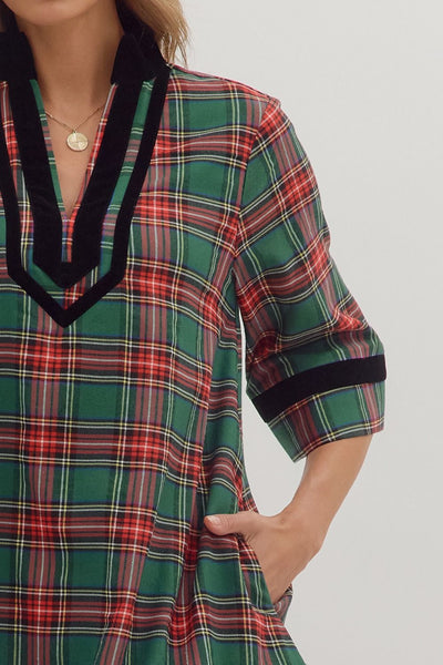 Tartan Mini Dress