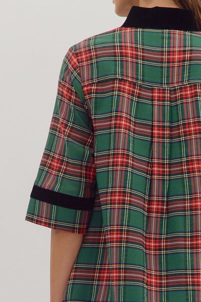 Tartan Mini Dress