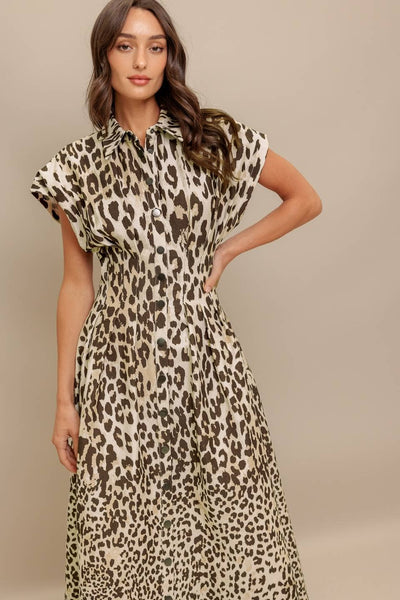 Luxe Leopard Midi